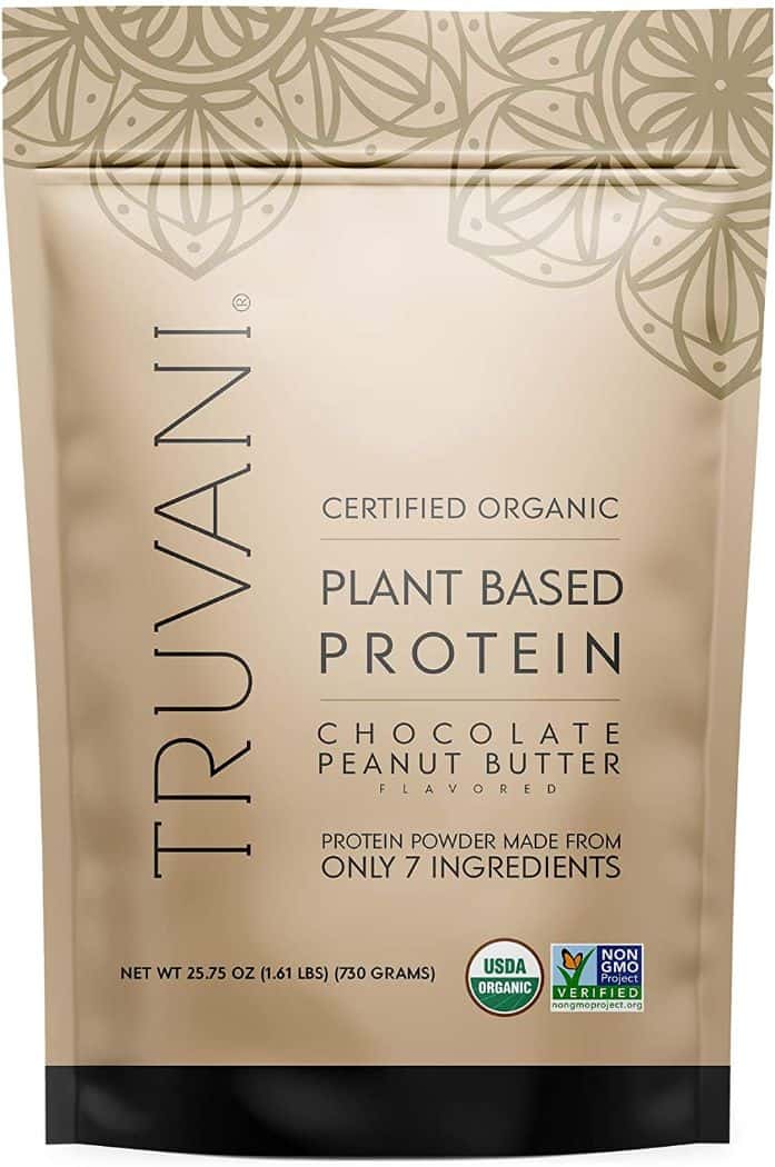 Truvani Organic Plant-Based Protein Powder - Best Paleo Protein Powders of 2022