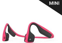 Aftershokz Titanium Mini Wireless Bone Conduction Bluetooth Headphones, Shorter Headband Size for Smaller Fit, Open-Ear Design, Pink, AS600MPK