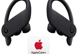 Powerbeats Pro Totally Wireless Earphones - Apple H1 Chip - Black with AppleCare+ Bundle