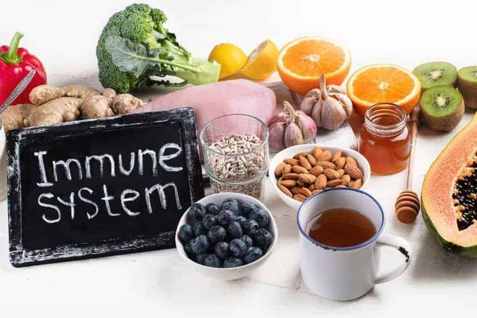 Stimulate the immune system by following an antiaging diet