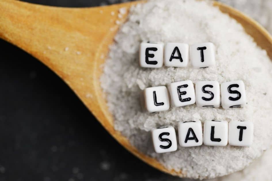 Eating less salt promotes a healthy body