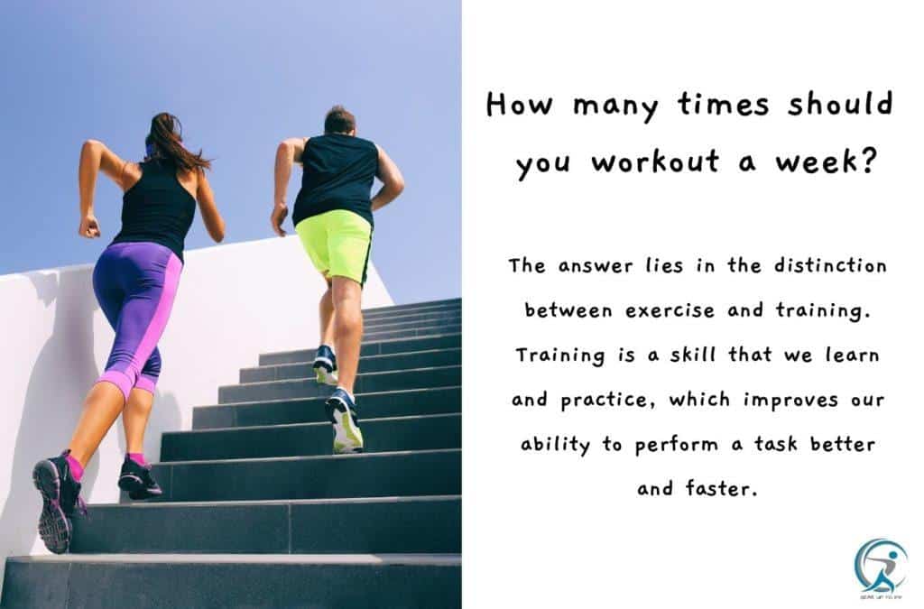 How many times should you workout a week?
