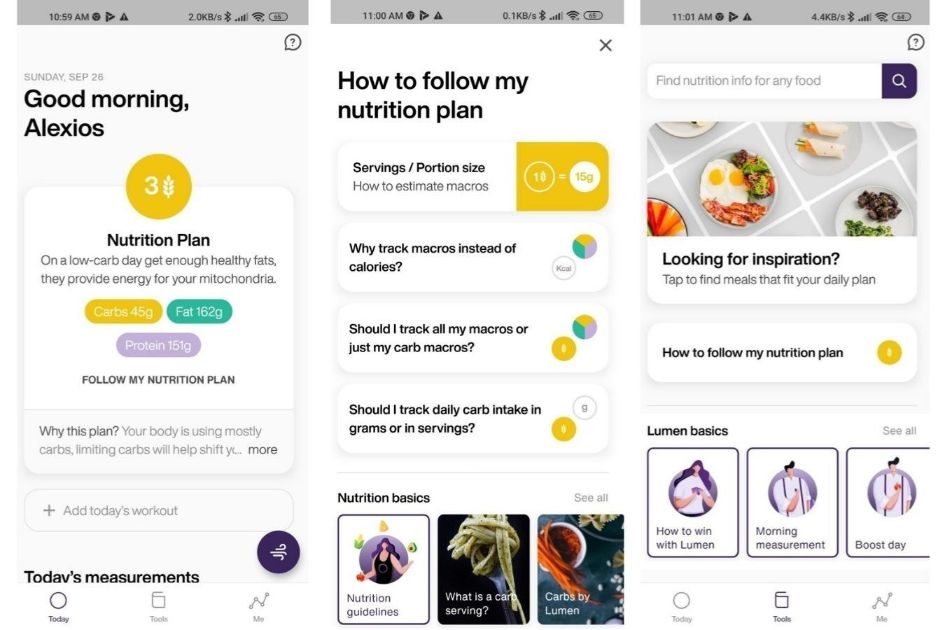 Lumen is your personal nutritionist