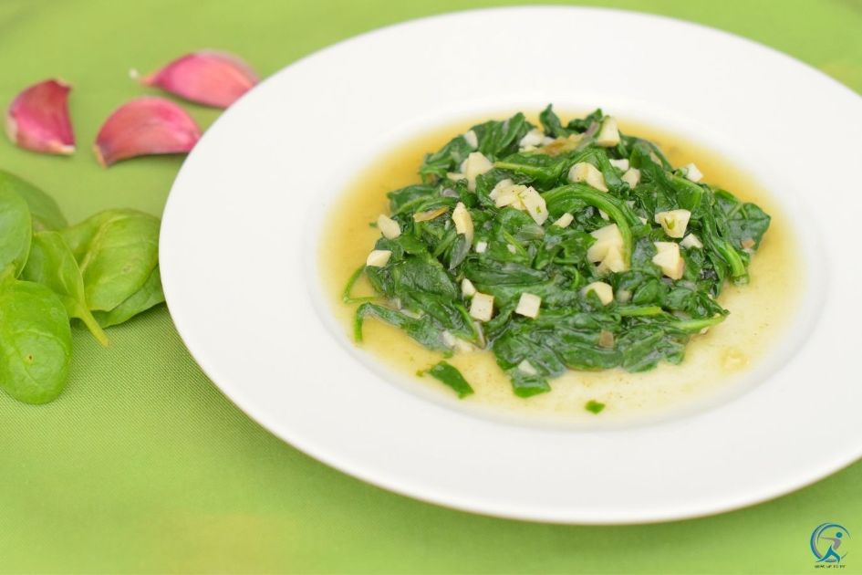 Sautéed Spinach with Garlic and Lemon