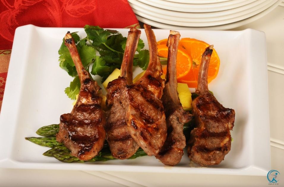 Grilled Lamb Chops with Mint Pesto (gluten-free, no substitutes)