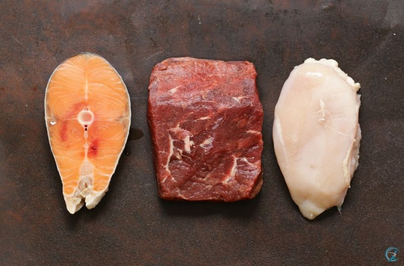 Lean meat: Salmon, Beef and Poultry are excellent sources of protein