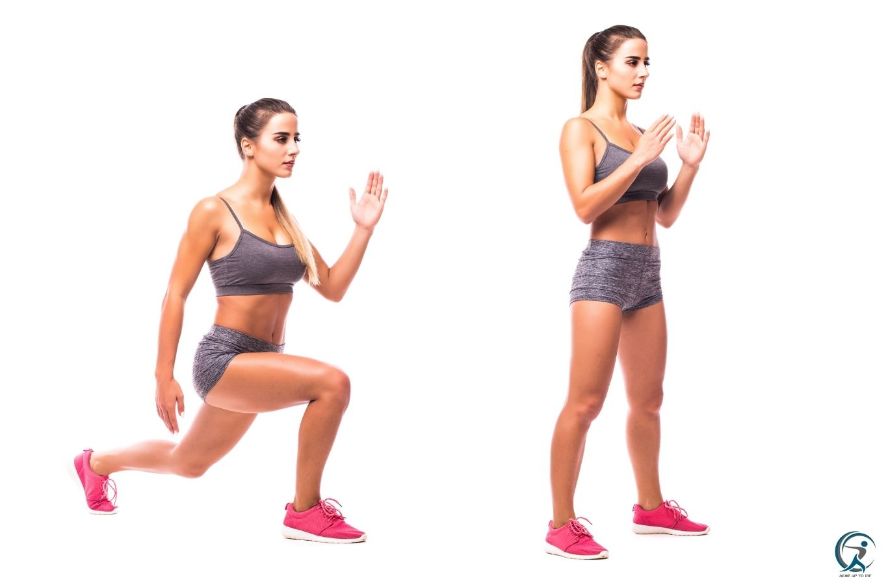 Jumping lunges