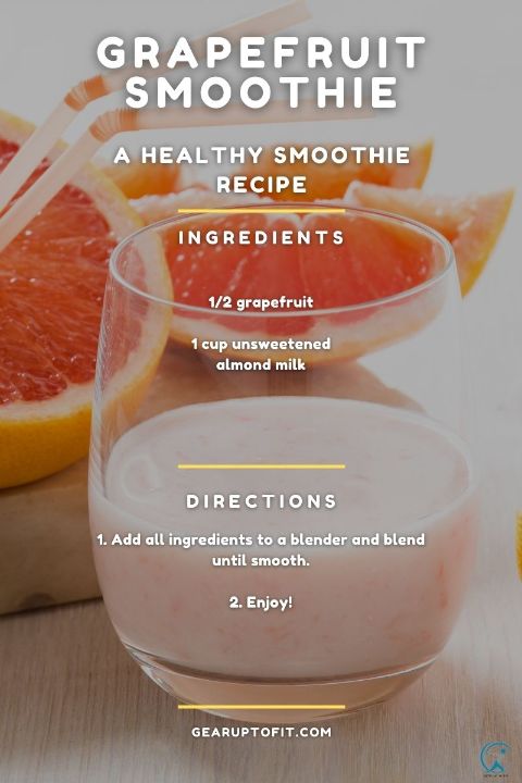 Grapefruit Smoothie to lose belly fat fast