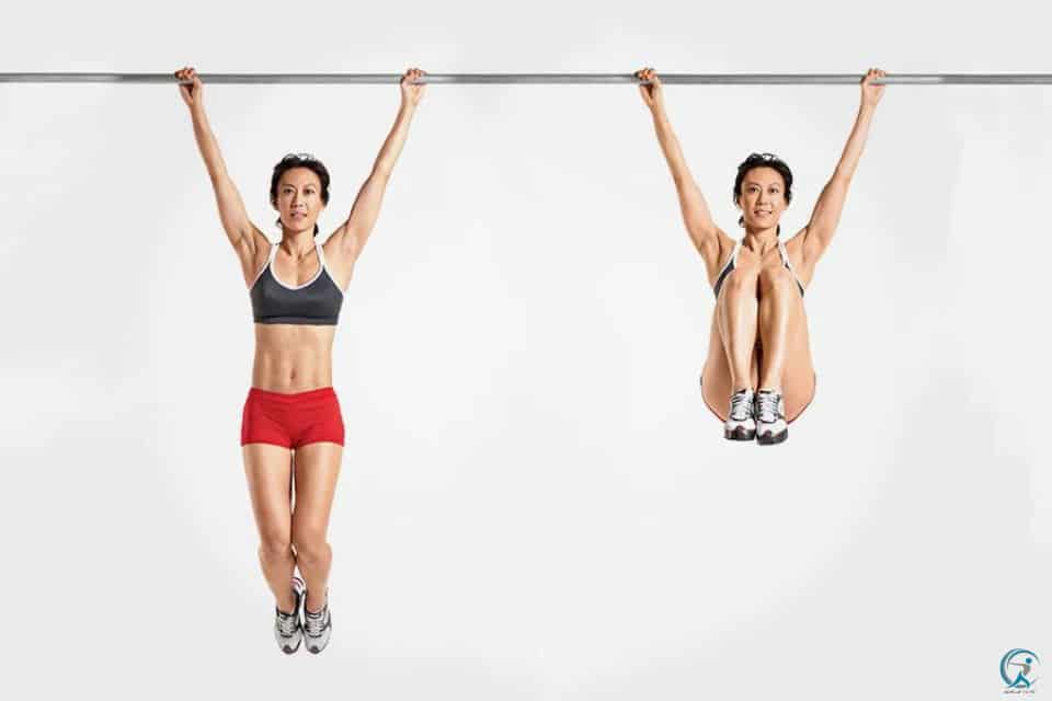 Bodyweight Exercises To Improve Your Core - Hanging knee raises