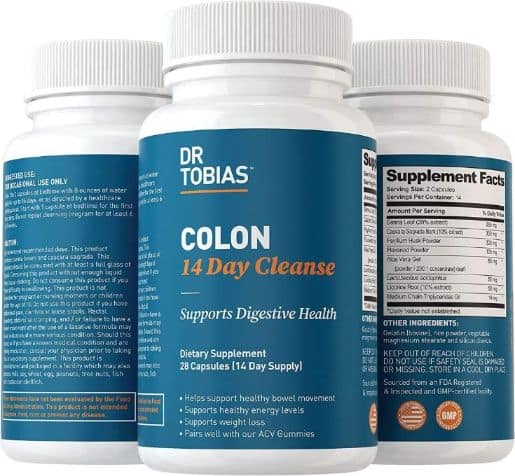 Dr. Tobias Colon 14 Day Cleanse, Supports Healthy Bowel Movements