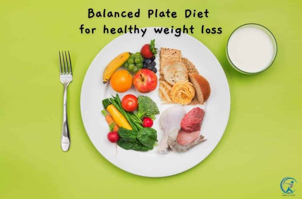 How To Eat a Balanced Plate Diet for healthy weight loss