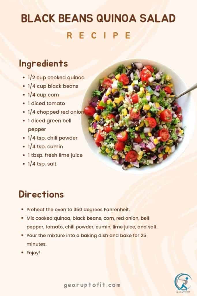 Black Beans Quinoa Salad Recipe