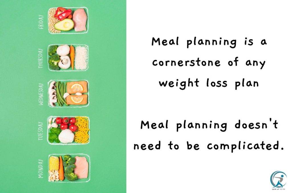 Meal planning is a cornerstone of any weight loss plan