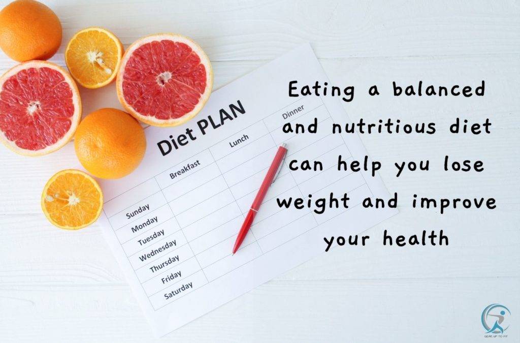Eating a balanced and nutritious diet can help you lose weight and improve your health, but you shouldn't go on a diet just to lose weight