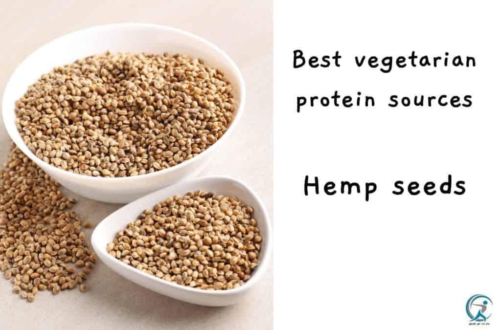 Best Vegetarian Protein Sources - Hemp seeds