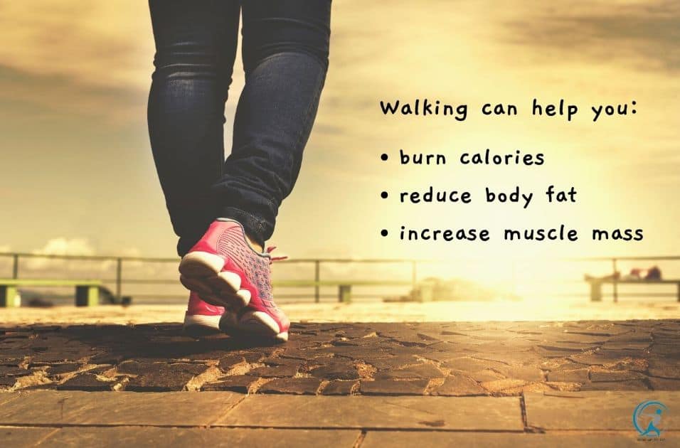 Walking can help you lose weight in many ways.