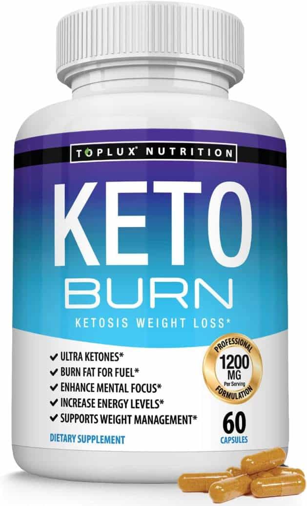 Keto Burn Pills Ketosis Weight Loss - 1200 Mg Ultra Advanced Natural Ketogenic Fat Burner Using Ketone Diet Boost Energy Focus & Metabolism