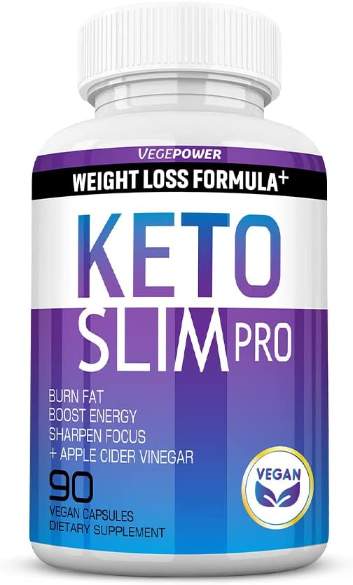 Keto Diet Pills-Fast Slim Pro for Easy ketosis 90 Capsules-Burn Fat Control Weight 4 in 1 Apple Cider Vinegar,Exogenous BHB Salt Supplement
