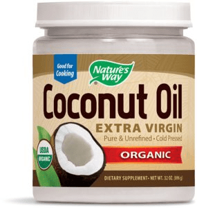 6. Nature’s Way Organic Extra Virgin Coconut Oil
