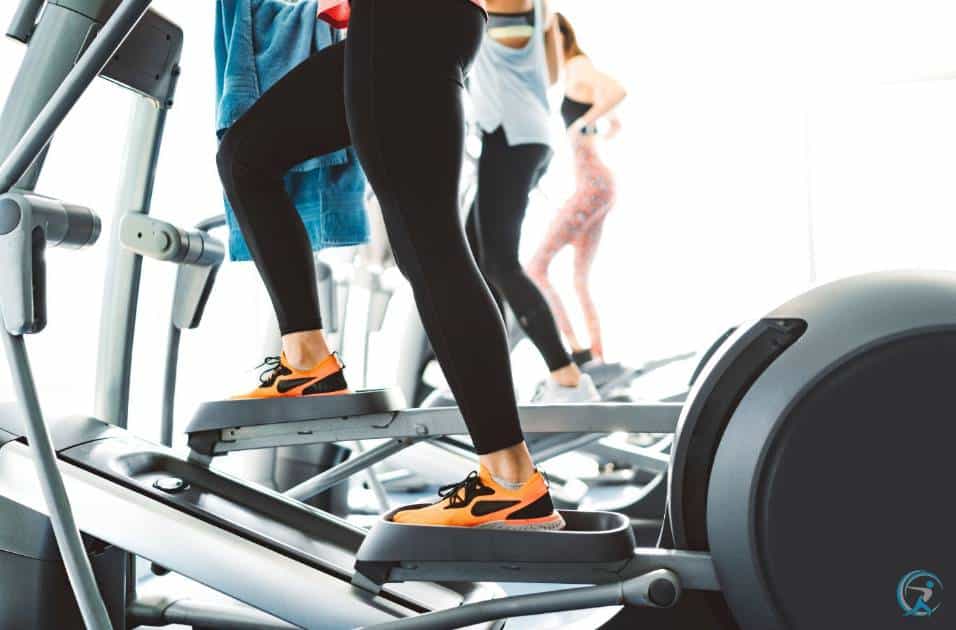 An elliptical trainer may burn more calories for a low-to-moderate-intensity workout.