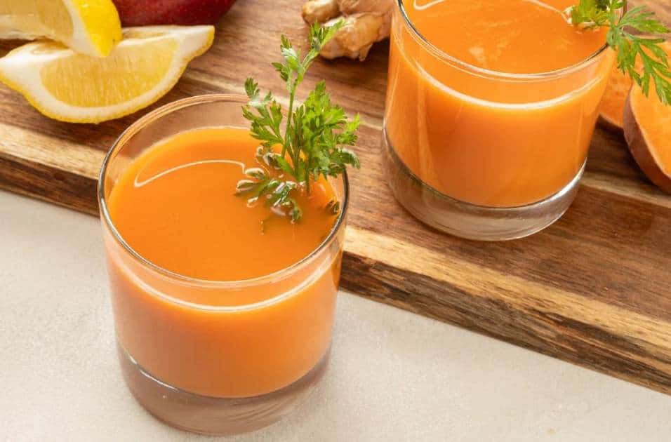 What effects does sweet potato juice have?