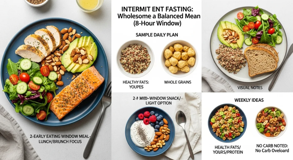 Intermittent Fasting weight loss results on a calendar.