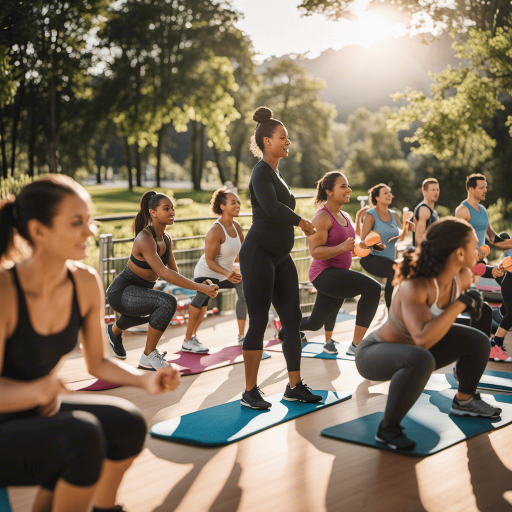 An image of a person engaged in regular exercise, surrounded by a supportive community, healthy food choices, and a well-organized schedule, reflecting the essential elements of building sustainable habits for weight loss