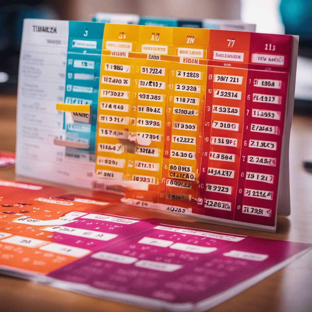 An image featuring a neatly organized calendar with specific fitness milestones marked in vibrant colors