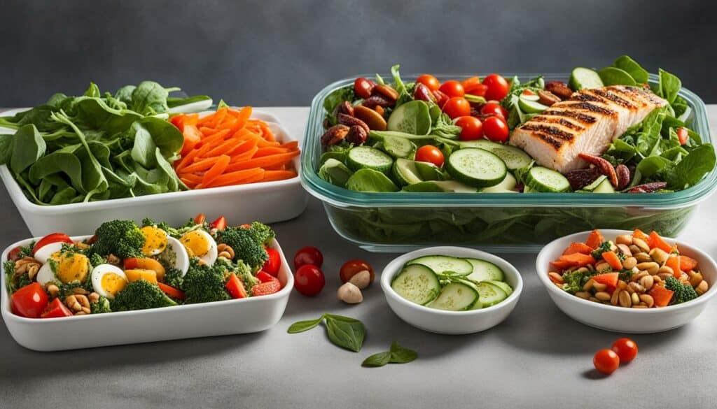 Salad Meal Prep Inspiration Salad Meal Prep Inspiration