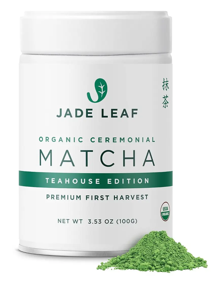 Jade Leaf Organic Ceremonial Grade Matcha Green Tea Powder