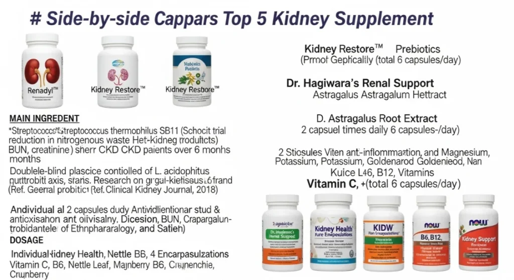 Supplements to improve kidney function, top-rated kidney health supplements.