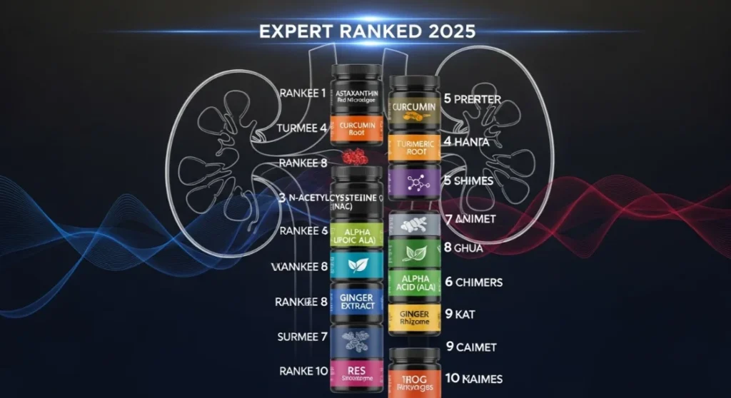 Supplements to Improve Kidney Function and overall health, ranked by experts at Gear Up to Fit.