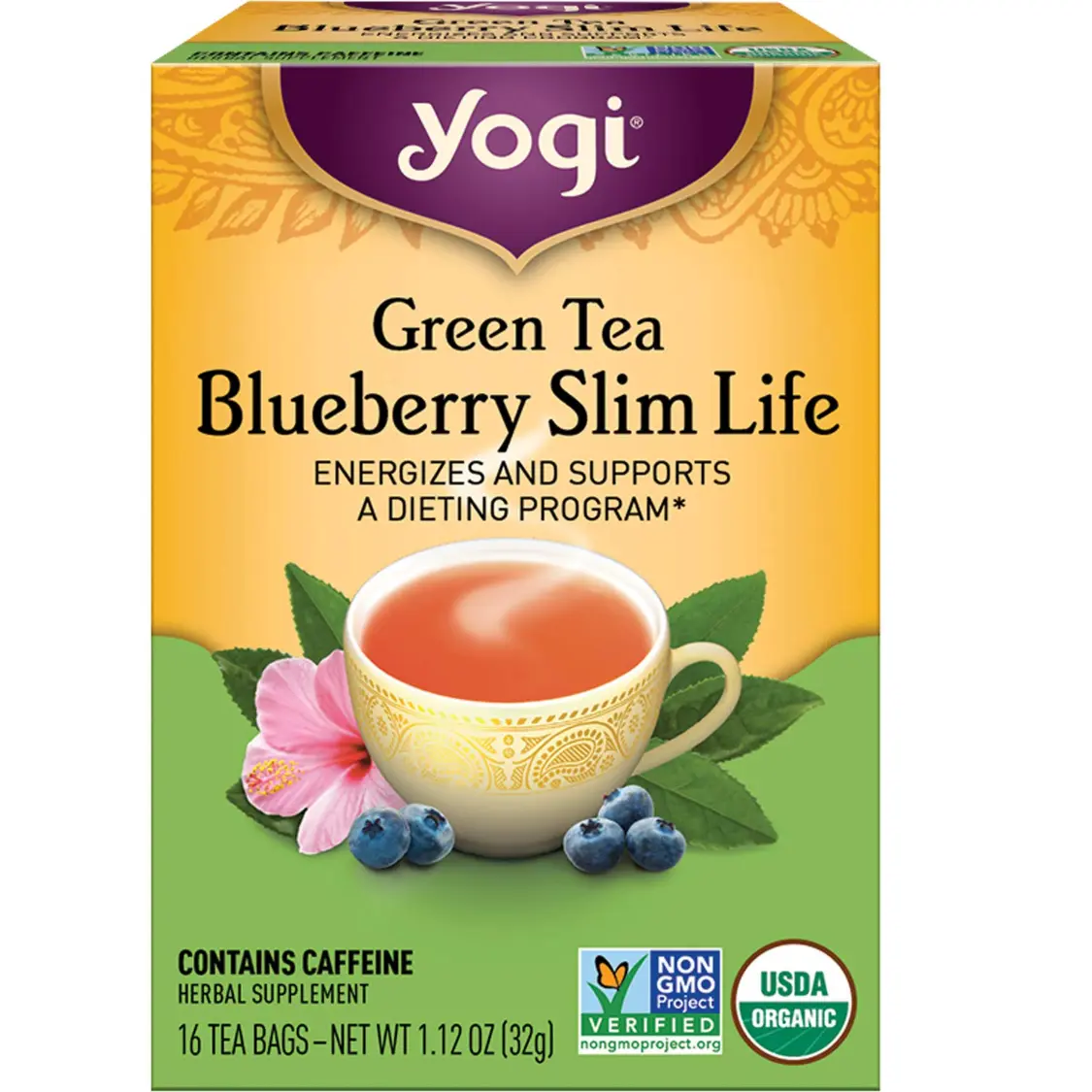 Yogi Green Tea Blueberry Slim Life Tea