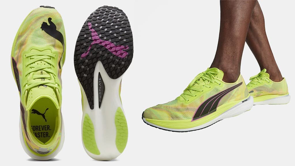 breathable mesh upper Puma Deviate Nitro Elite 2 Review - Carbon Fiber Plate: Propulsion and Stability - Upper Construction and Fit