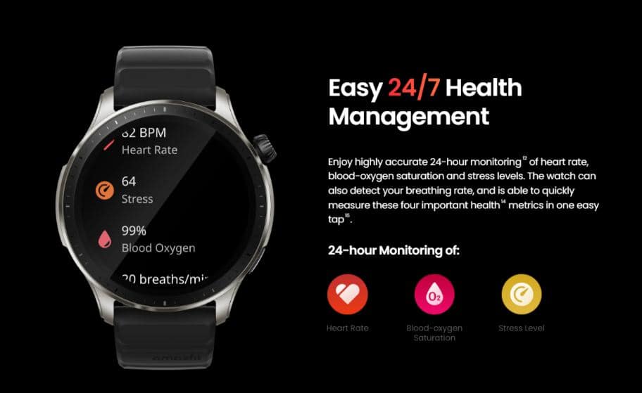 Sleep tracking on Amazfit GTR 4 Health and Fitness Tracking Capabilities - Amazfit GTR 4 Review