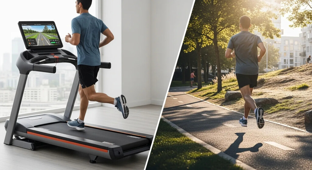 Outdoor Running Vs Treadmill - Featured Image 1 6 featuring Treadmill vs Outdoor Running in Running.
