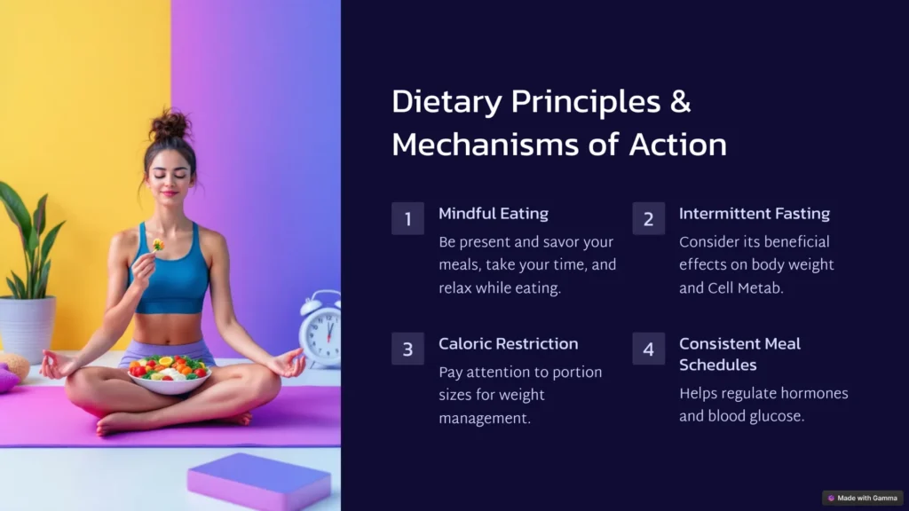 Dietary Principles & Mechanisms of Action (More Than Just What You Eat!)