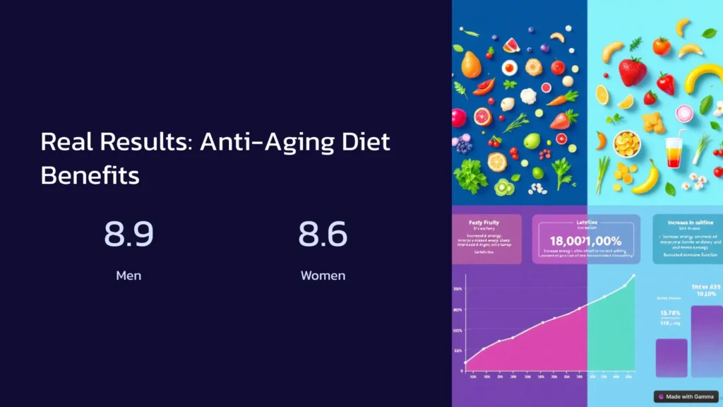 Real Results: Anti-Aging Diet Benefits, Backed by Evidence