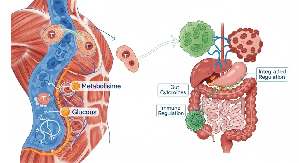 Metabolism and immune system connection infographic on Gear Up to Fit.