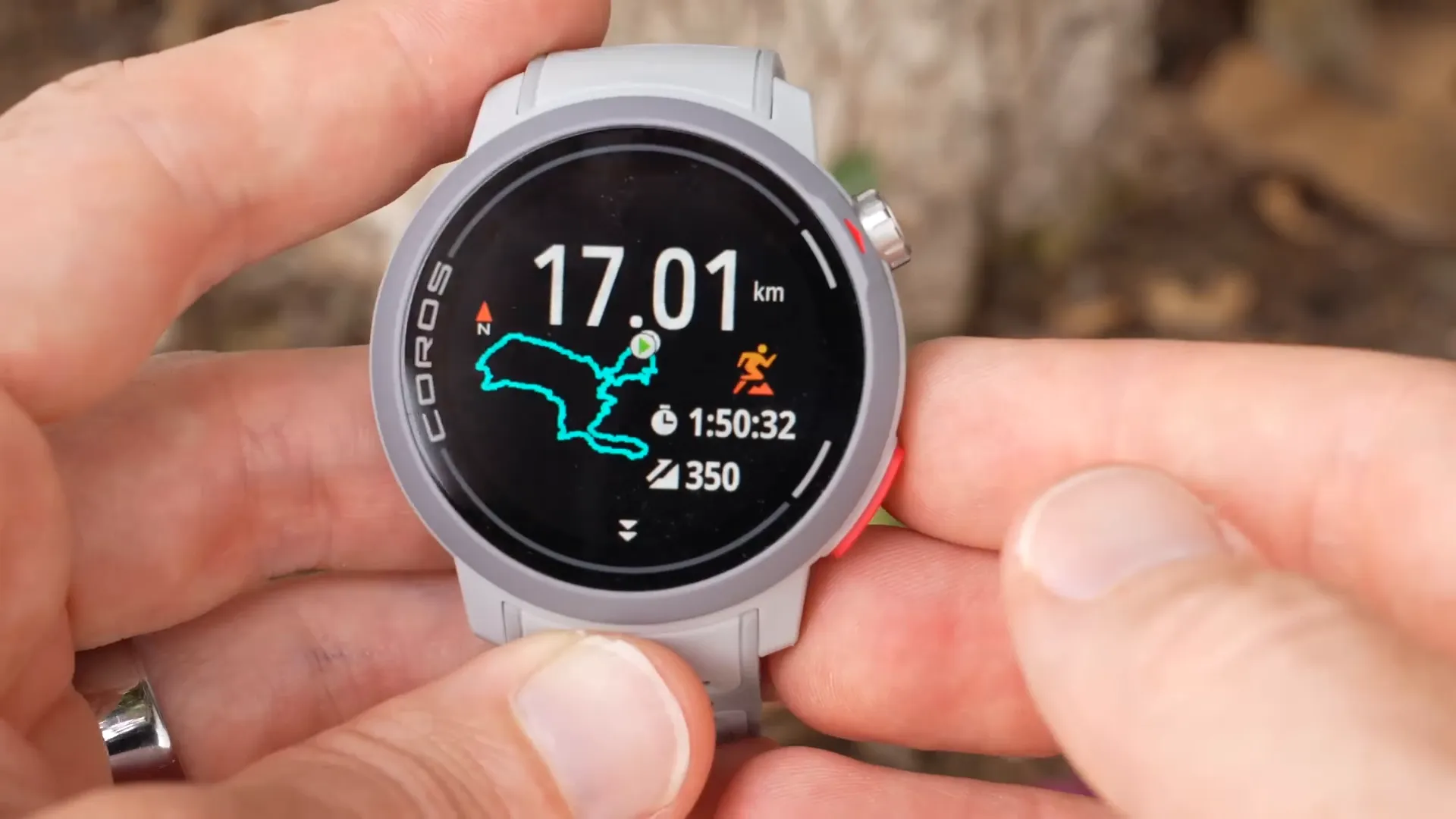 Polar Vantage M3 GPS accuracy testing during outdoor run