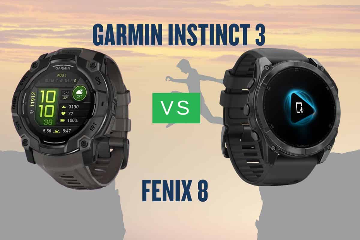 Garmin Instinct 3 versus Fenix 8 comparison