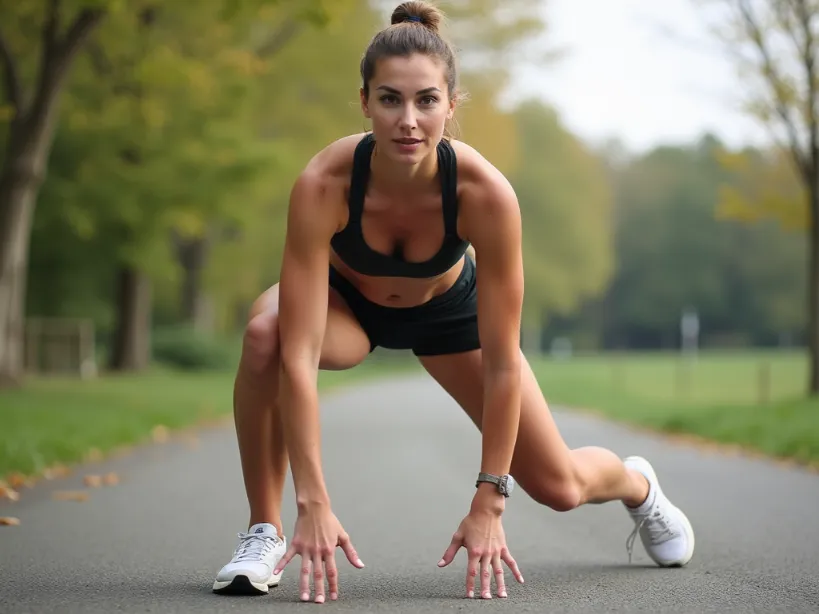 Cool down exercise for runners post-workout to reduce muscle soreness
