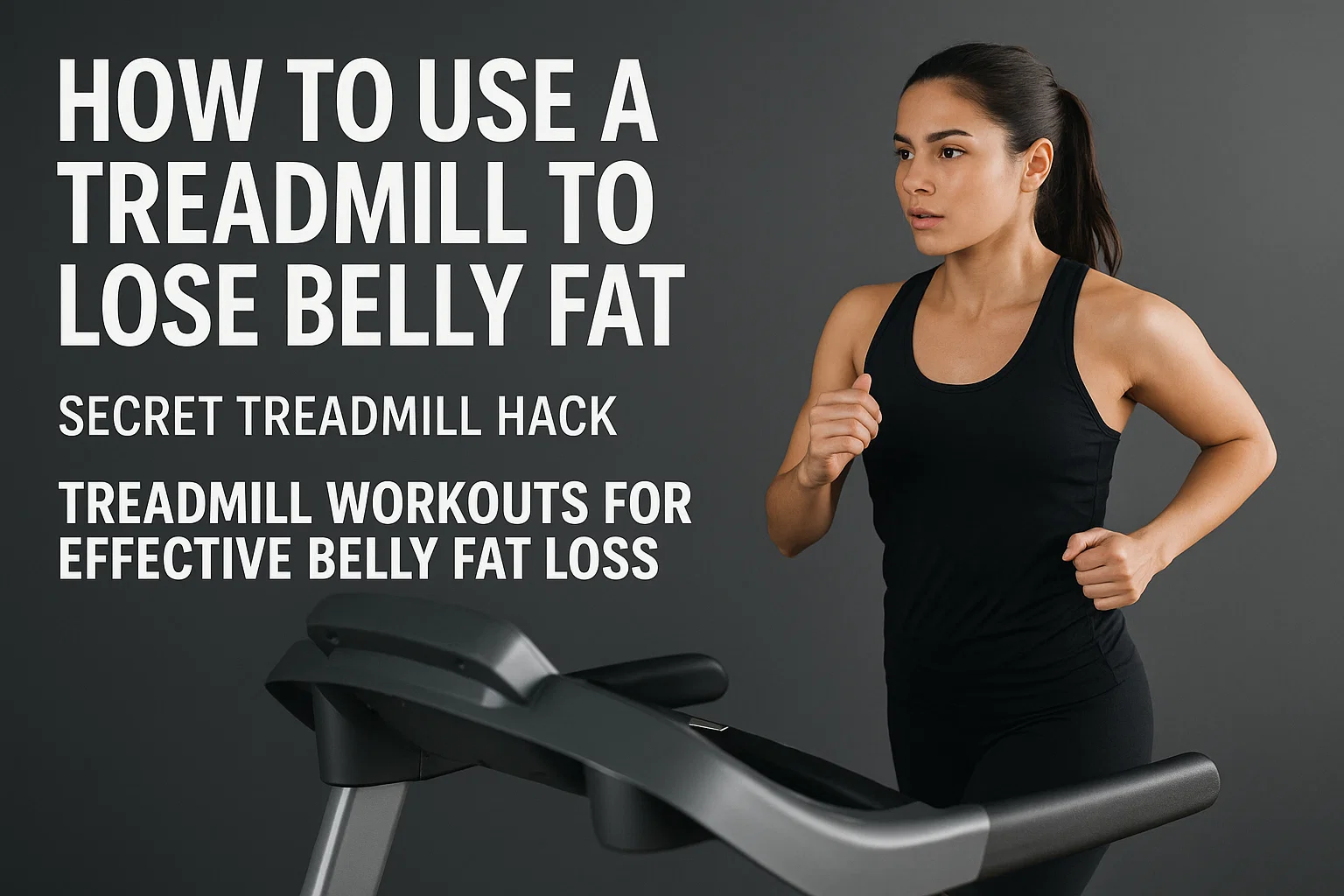 How to Use a Treadmill to Lose Belly Fat Secret Treadmill Hack