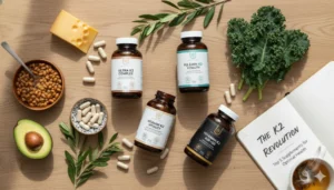 Vitamin K2 supplements comparison chart for best rankings.