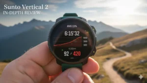 Suunto Vertical 2 in-depth review featuring its new AMOLED display and long-lasting battery life.