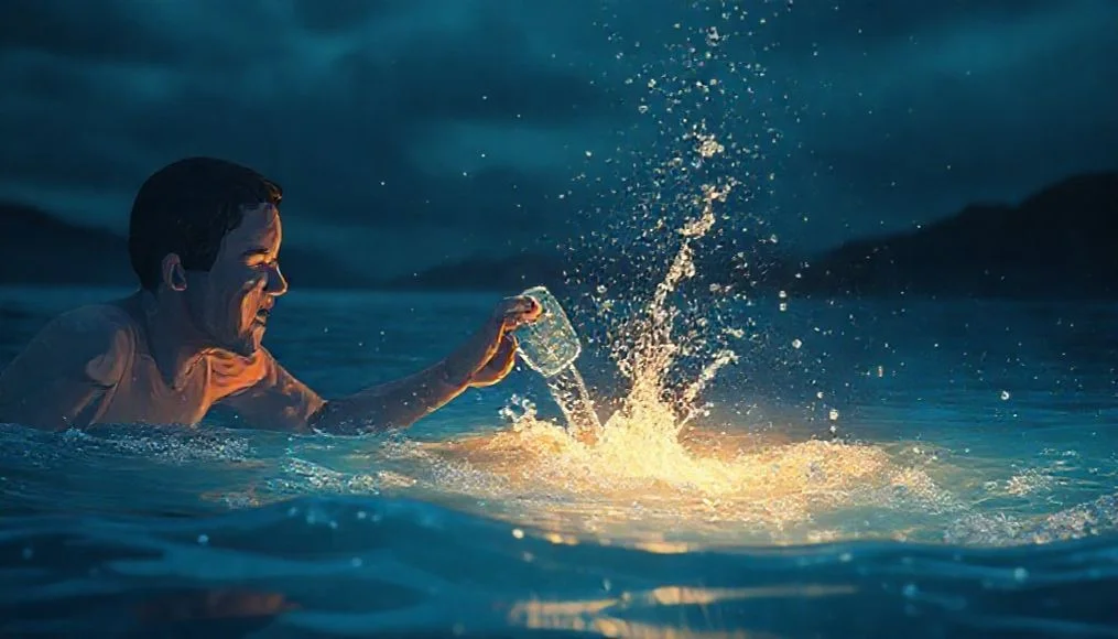 Professional illustration representing: The Water Fasting Reality Check: What Actually Happens. Style: Professional editorial photography, cinematic lighting, ultra-high resolution