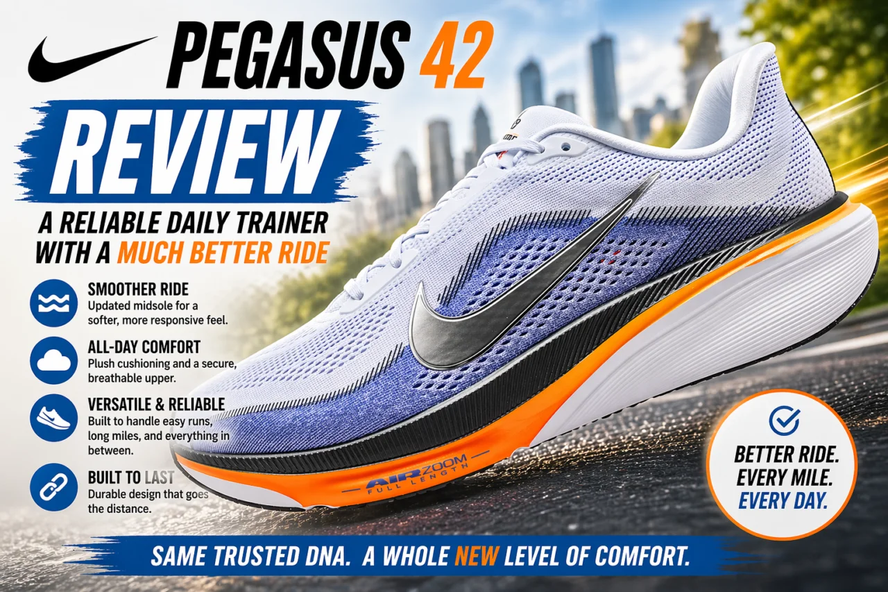 Nike Pegasus 42 Review: A Reliable Daily Trainer With a Much Better Ride
