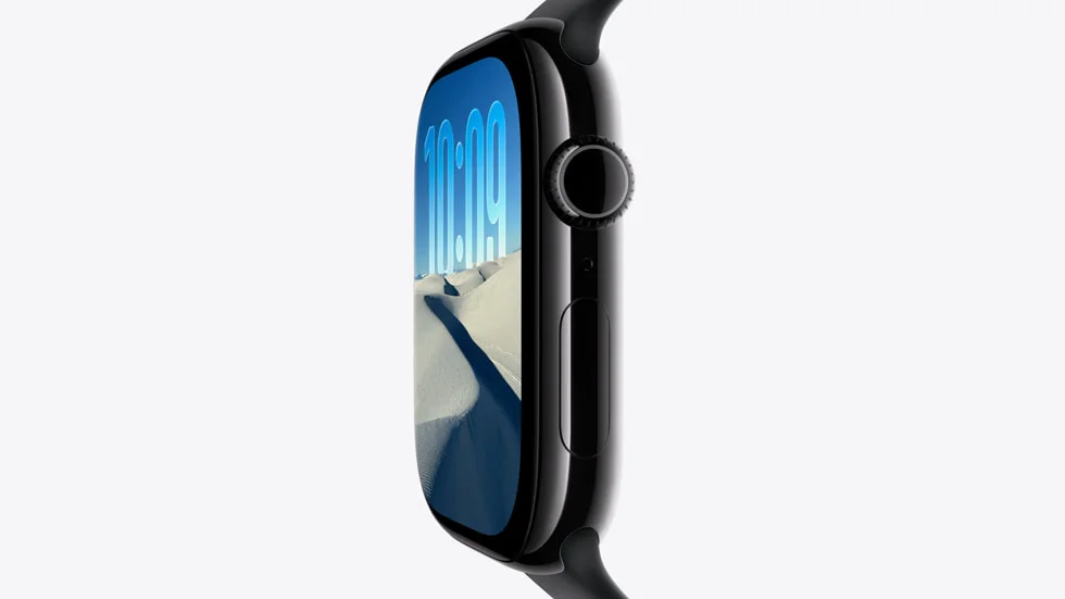 Apple Watch Series 11 side profile and band fit image