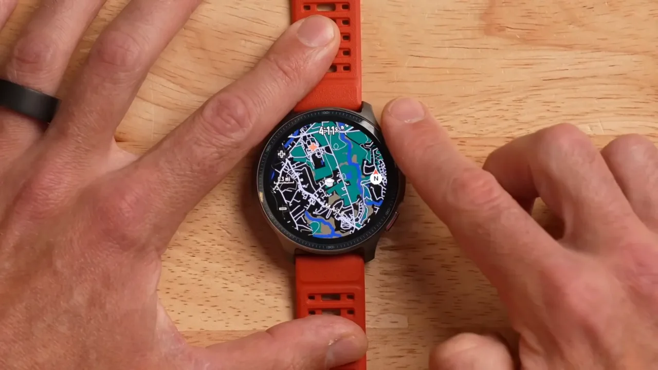 Offline map navigation on Amazfit Balance 2