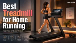 Best treadmill for home running guide featured image for GearUpToFit
